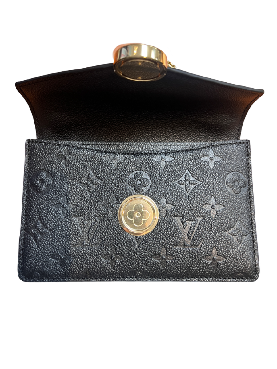 Louis Vuitton Black Empriente Wallet on Chain Rosy
