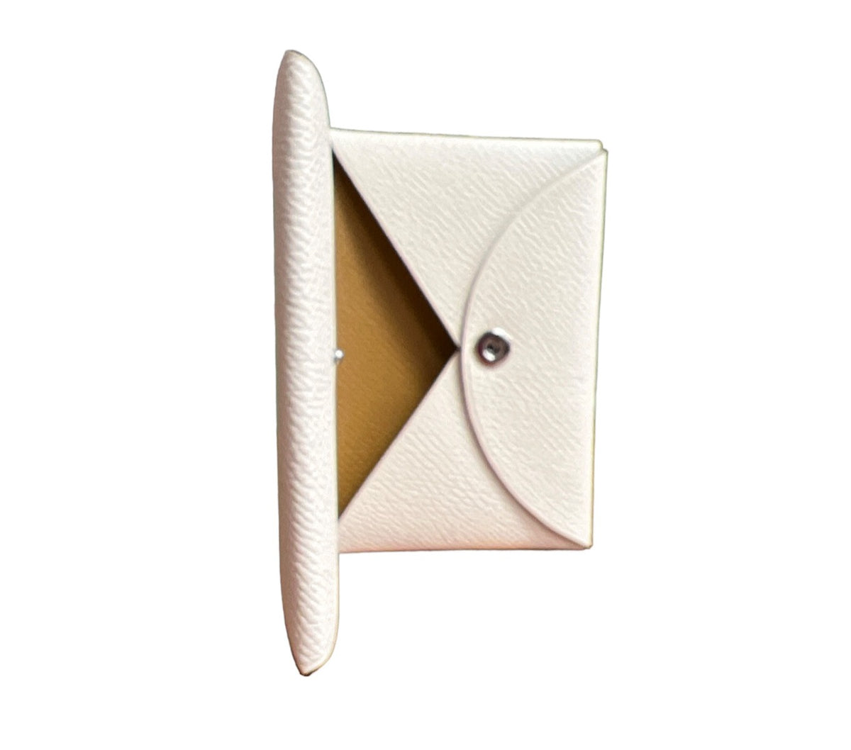 Hermes Calvi Verso Nata/Sesame Card Holder/Wallet