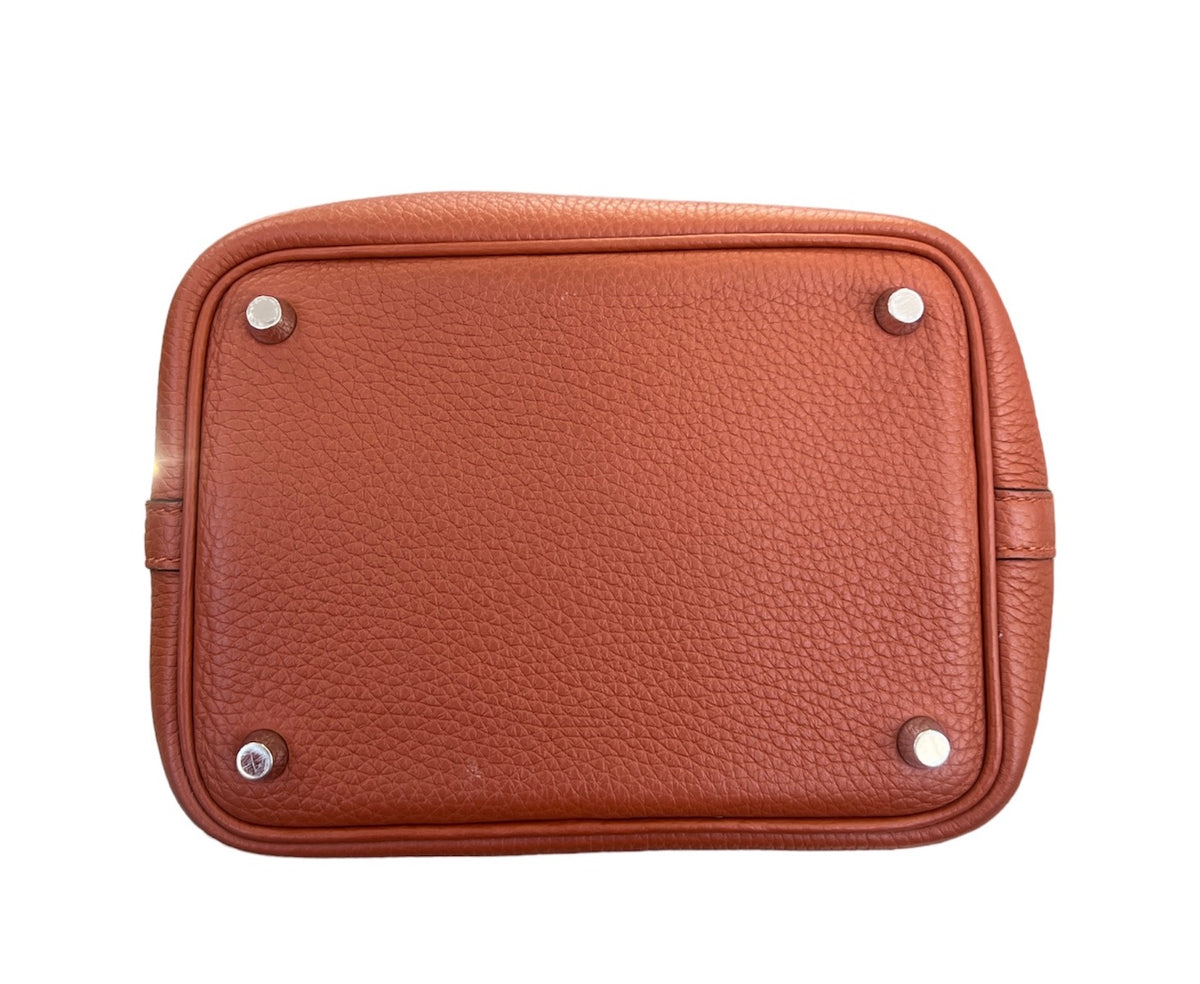 2022 Hermes Cuivre Clemence Picotin Lock 18 WPH