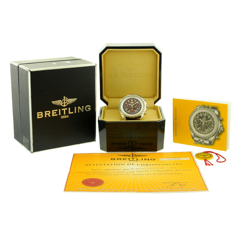 Breitling Bentley SS 30 Second Chronograph Wrist Watch