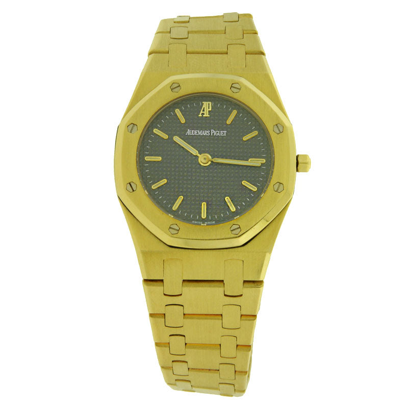 Audemars Piquet 18k Gold Royal Oak 30mm Wrist Watch