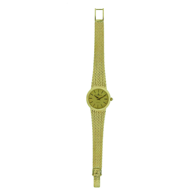 Baume & Mercier 14k Yellow Gold Ladies Wrist Watch
