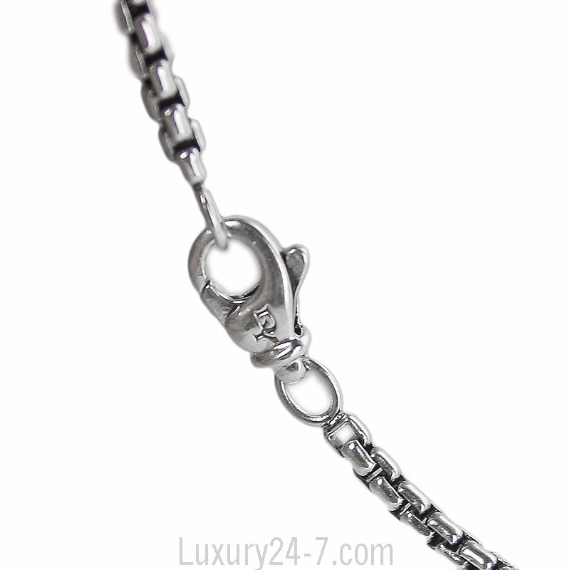 David Yurman Sterling Silver Heart Pendant Necklace