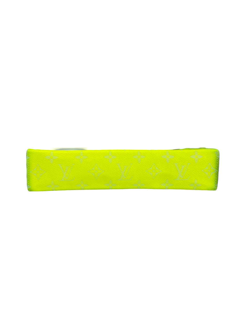 Louis Vuitton Neon Yellow Monogram Taigarama MM