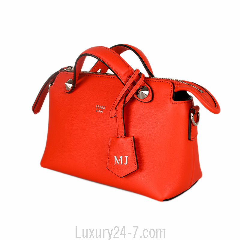 Fendi Orange Mini By The Way Crossbody Bag