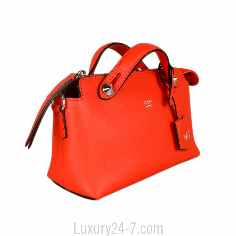 Fendi Orange Mini By The Way Crossbody Bag