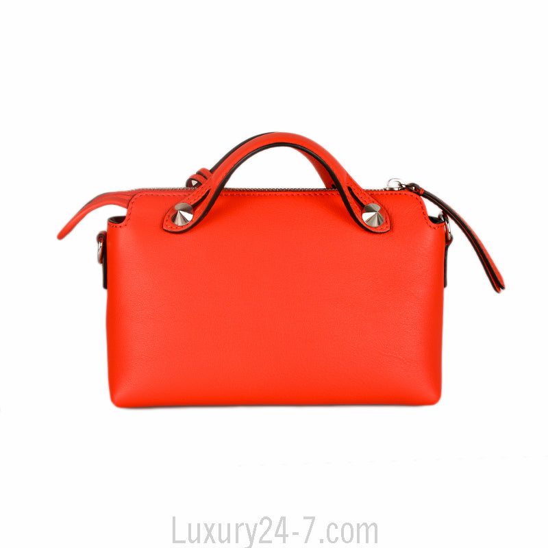 Fendi Orange Mini By The Way Crossbody Bag