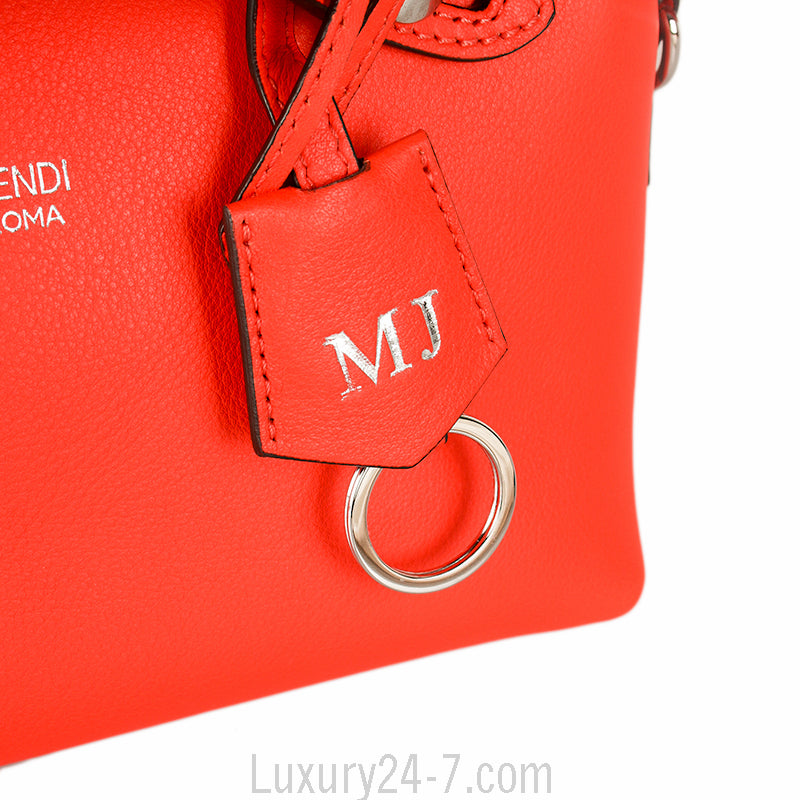 Fendi Orange Mini By The Way Crossbody Bag