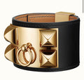Hermes Black Collier De Chain Bracelet