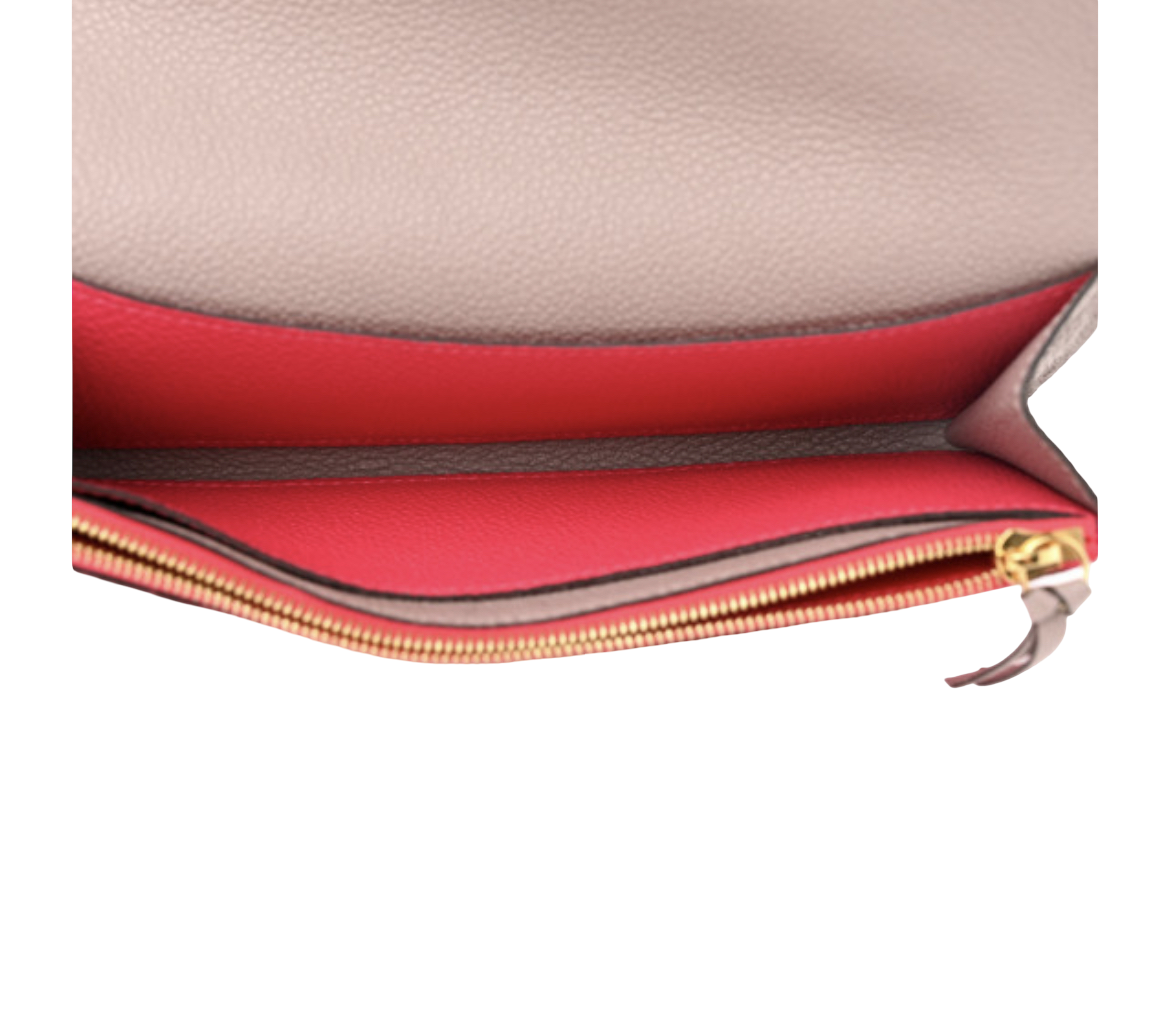 Louis Vuitton Hot Pink Empreinte Emilie Long Wallet