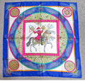 Hermes Feux d' Artifice  1837-1987 Jacquard Silk Scarf