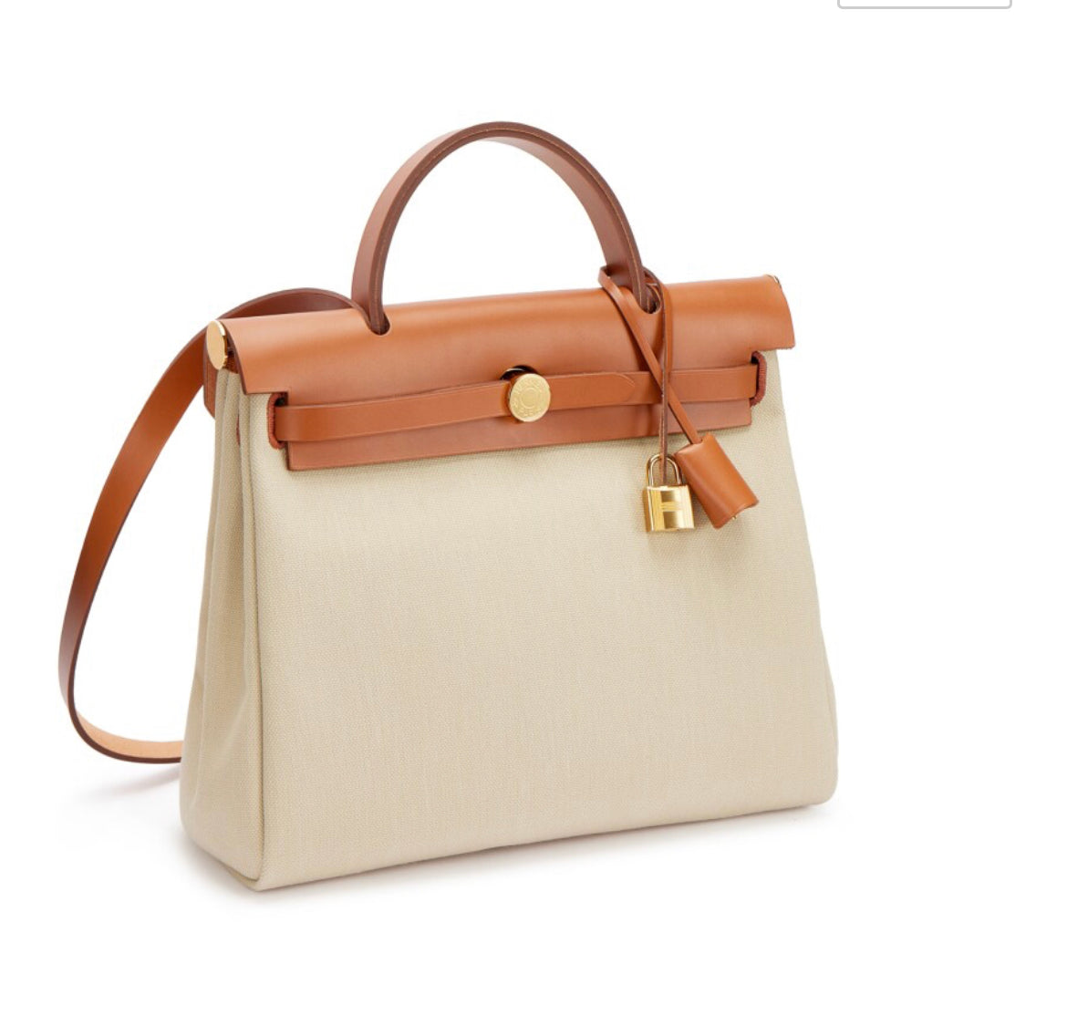 Hermes  Vache Hunter & Beton Toile Herbag Zip 31 WGH