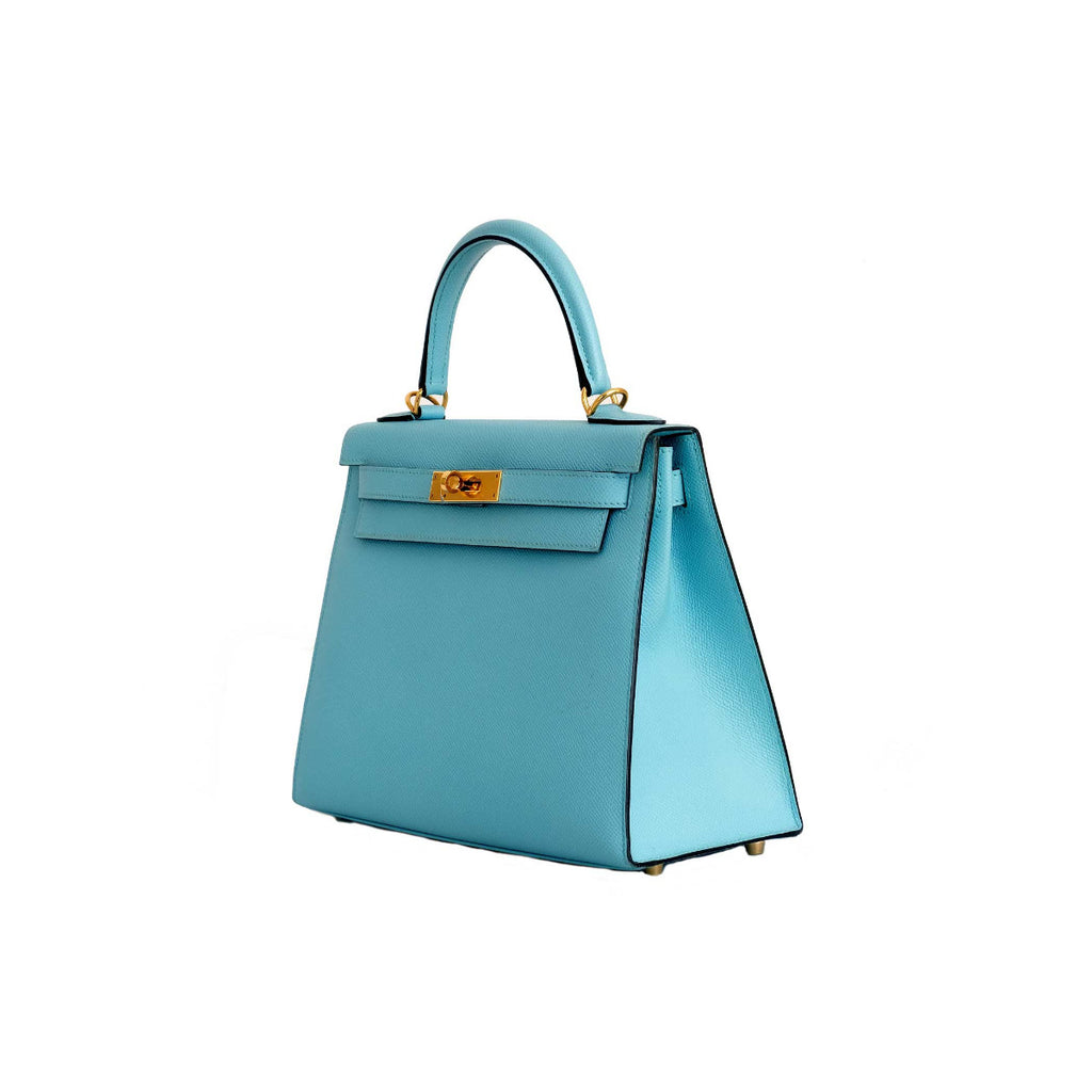 Hermès Blue Atoll Epsom Sellier Kelly 28