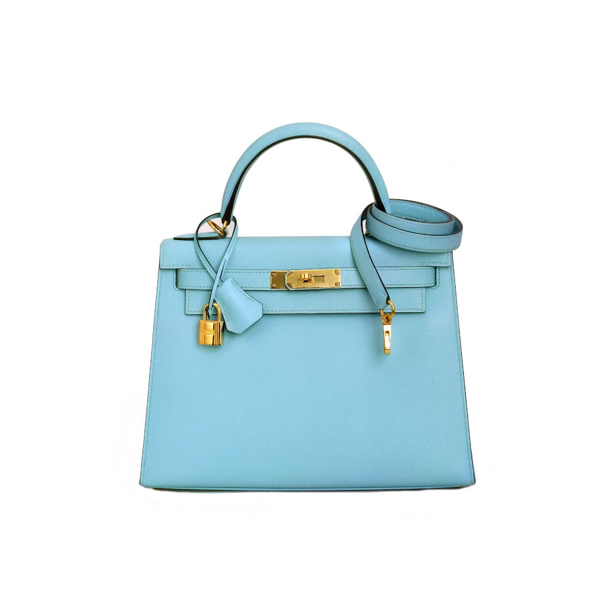 Hermès Blue Atoll Epsom Sellier Kelly 28