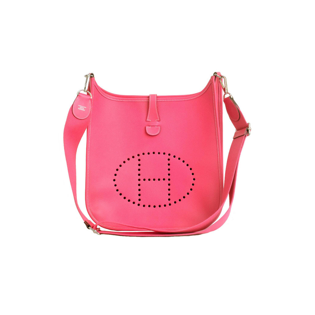 Hermès Rose Tyrien Evelyne III PM