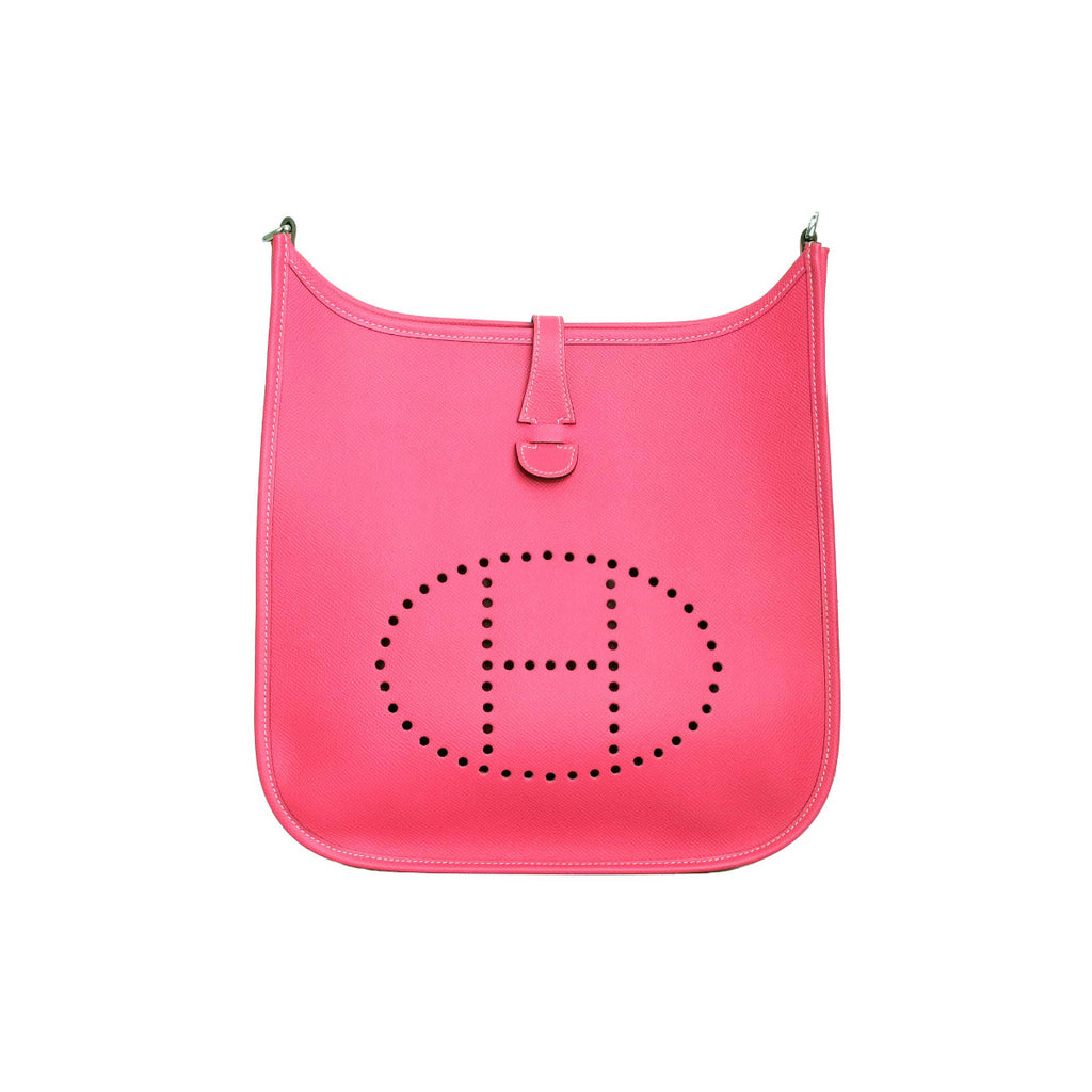 Hermès Rose Tyrien Evelyne III PM