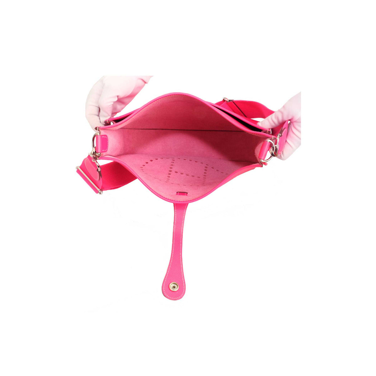 Hermès Rose Tyrien Evelyne III PM