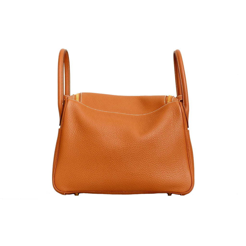 Hermès Gold Clemence Lindy 30