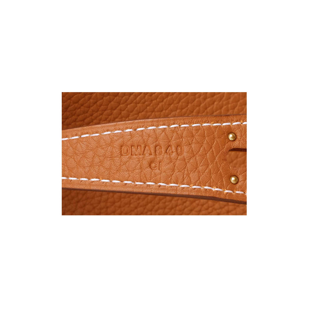 Hermès Gold Clemence Lindy 30