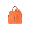 Hermès Orange Clemence Leather Halzan 31