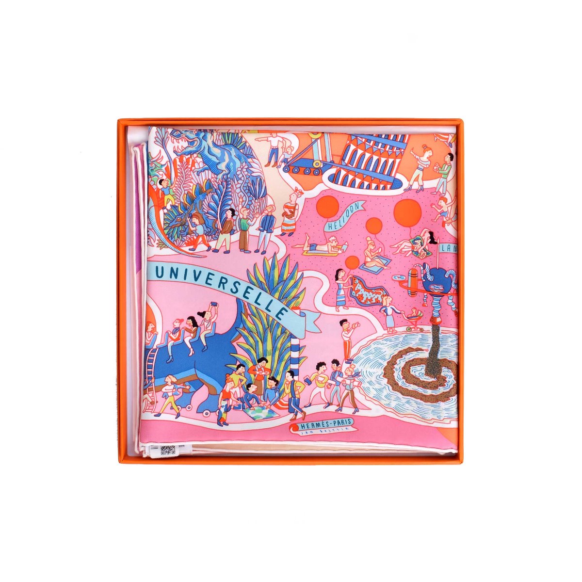 Hermes Carre Twilly “Exposition Universell” Scarf