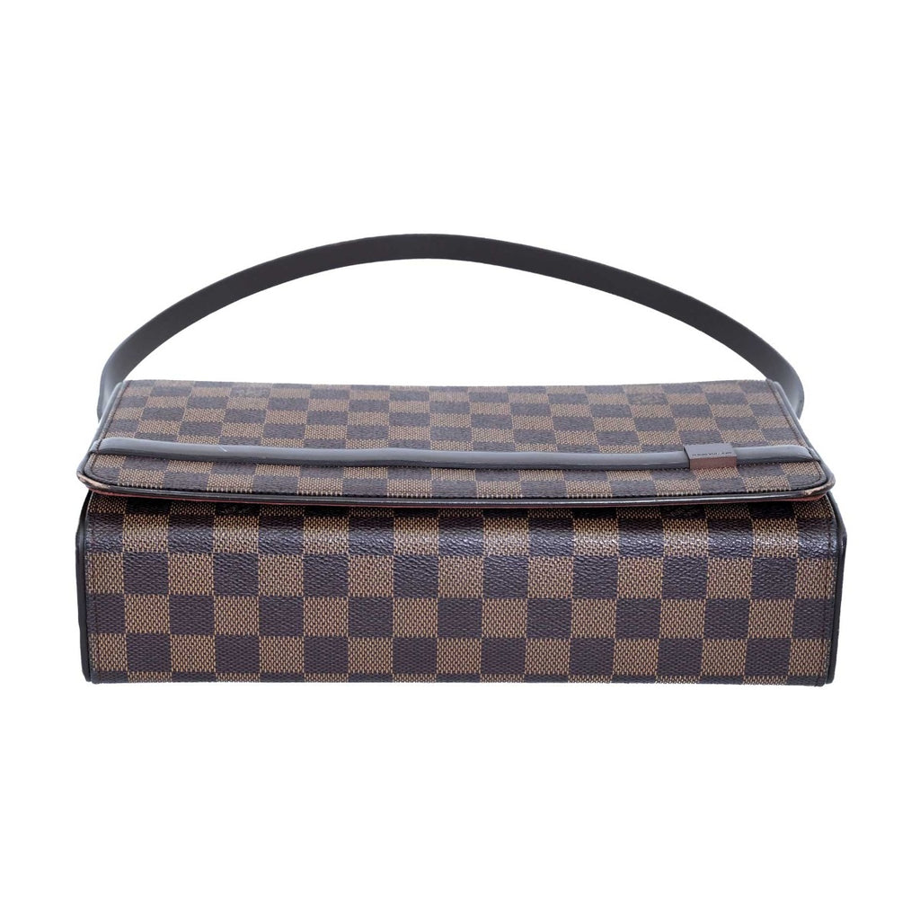 LOUIS VUITTON Damier Ebene Tribeca Long Bag