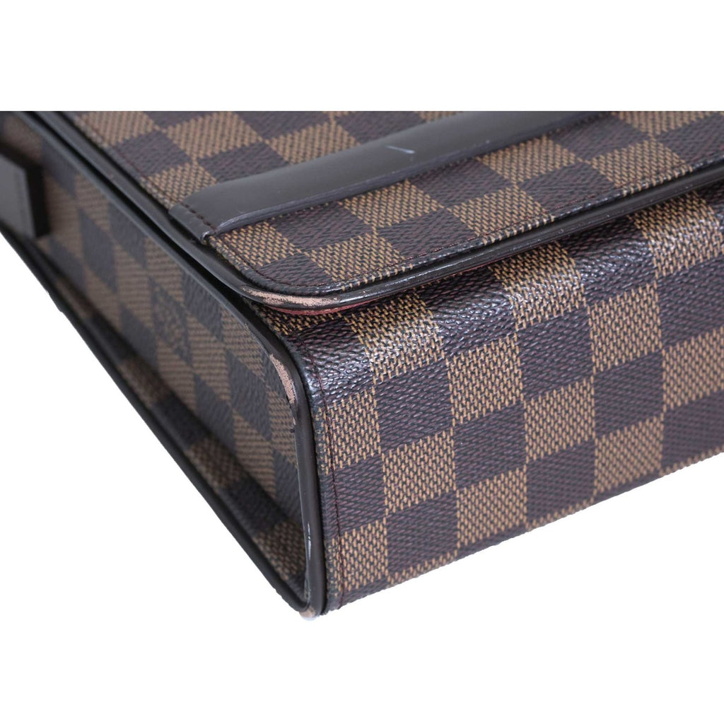LOUIS VUITTON Damier Ebene Tribeca Long Bag