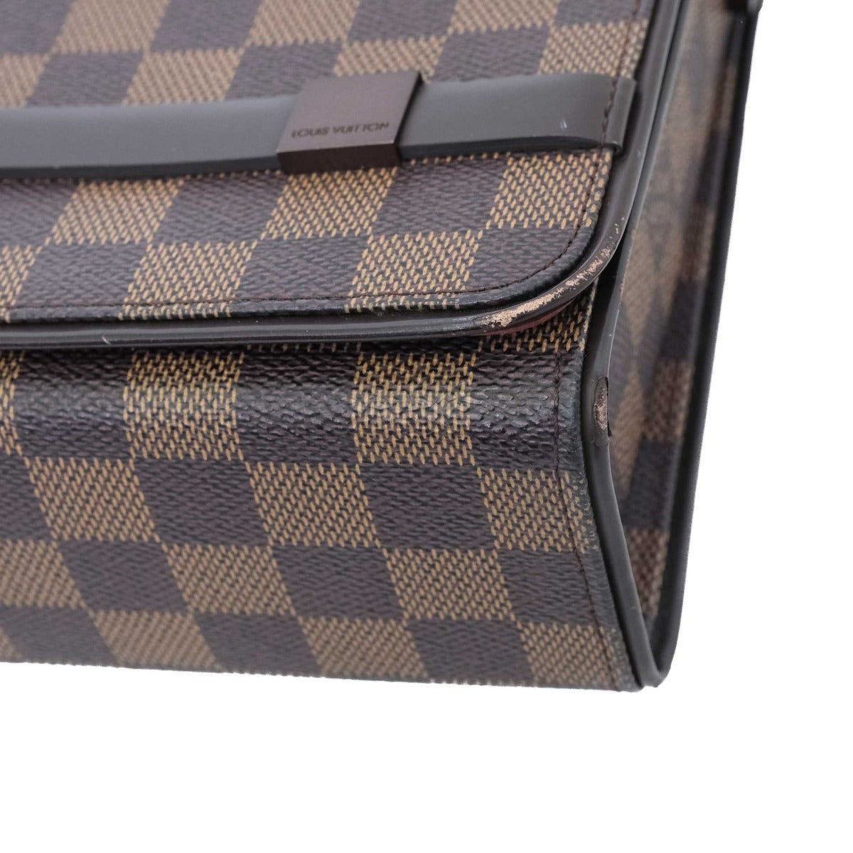 LOUIS VUITTON Damier Ebene Tribeca Long Bag
