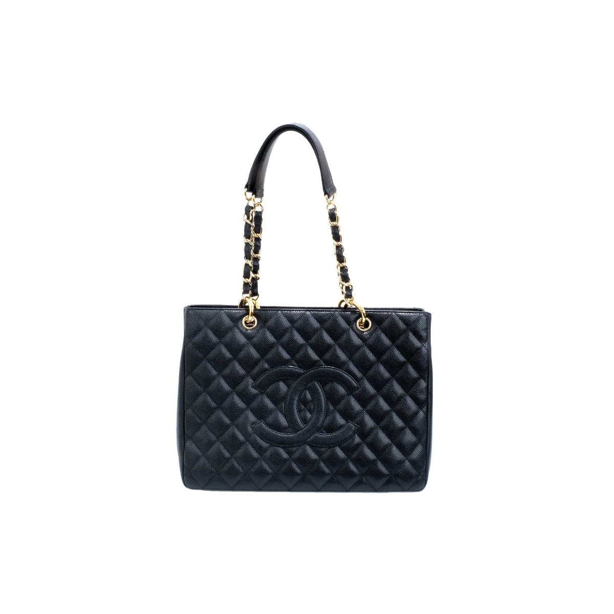 Chanel Caviar Grand Shopping  Black Tote