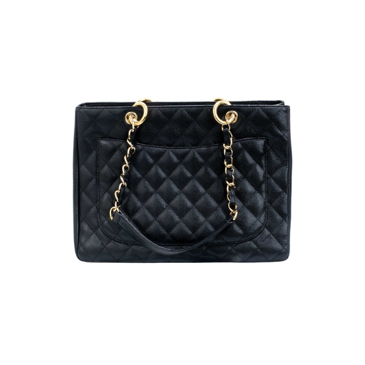 Chanel Caviar Grand Shopping  Black Tote