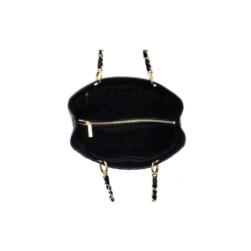 Chanel Caviar Grand Shopping  Black Tote