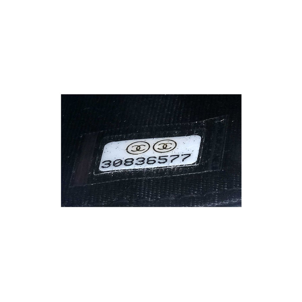 Chanel SO Black Lacquared CC Caviar Wallet on Chain