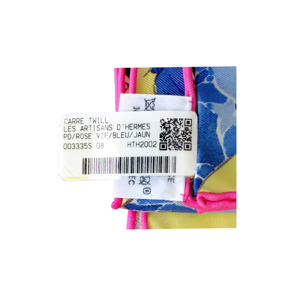 Hermes Carre Twill Les Artisans D scarf