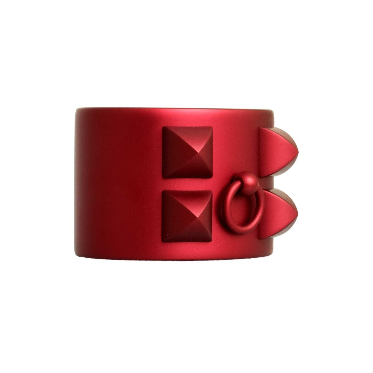 Hermès Rouge H Aluminum Sunset Cuff Bracelet