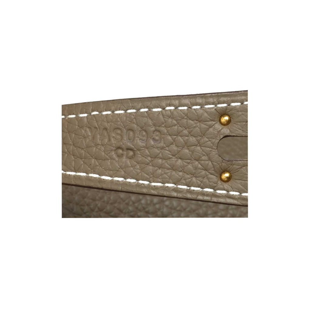 2021 Hermès Etoupe Clemence Leather Evelyne 16 TPM