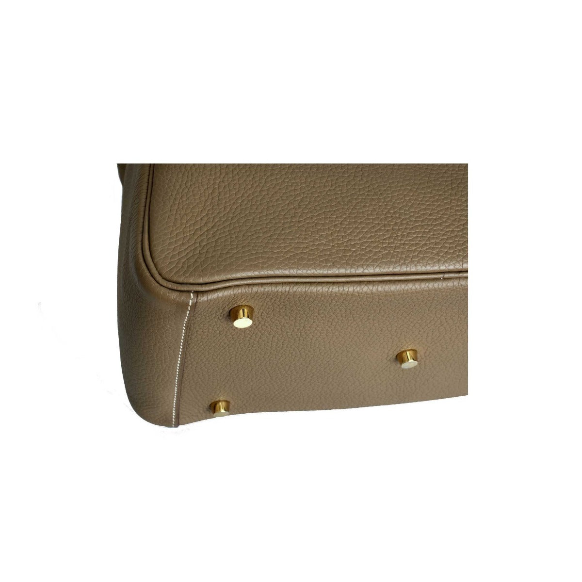 Hermès Etoupe Clemence Lindy 30