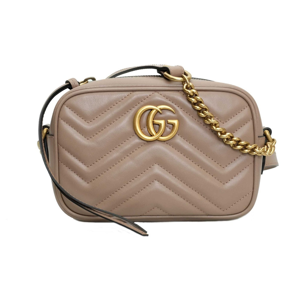 Gucci Tan Mini GG Marmont Bag