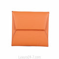 Hermes Orange H Bastia Change Purse