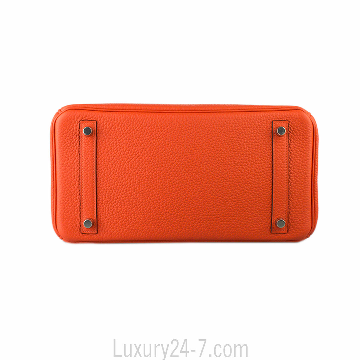 Hermes 30cm Poppy Clemence Birkin Bag