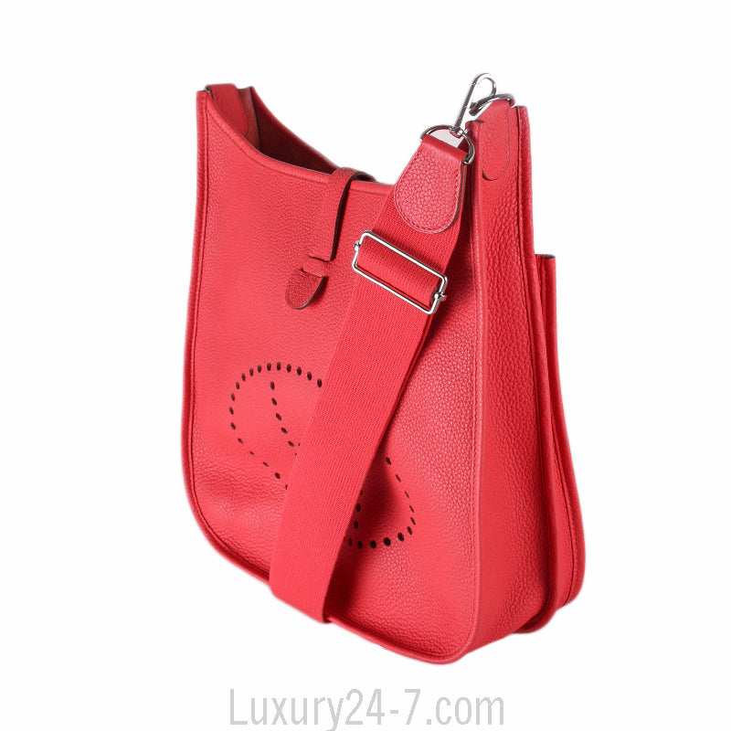 Hermes Evelyne lll Rose Jaipur Togo GM Bag