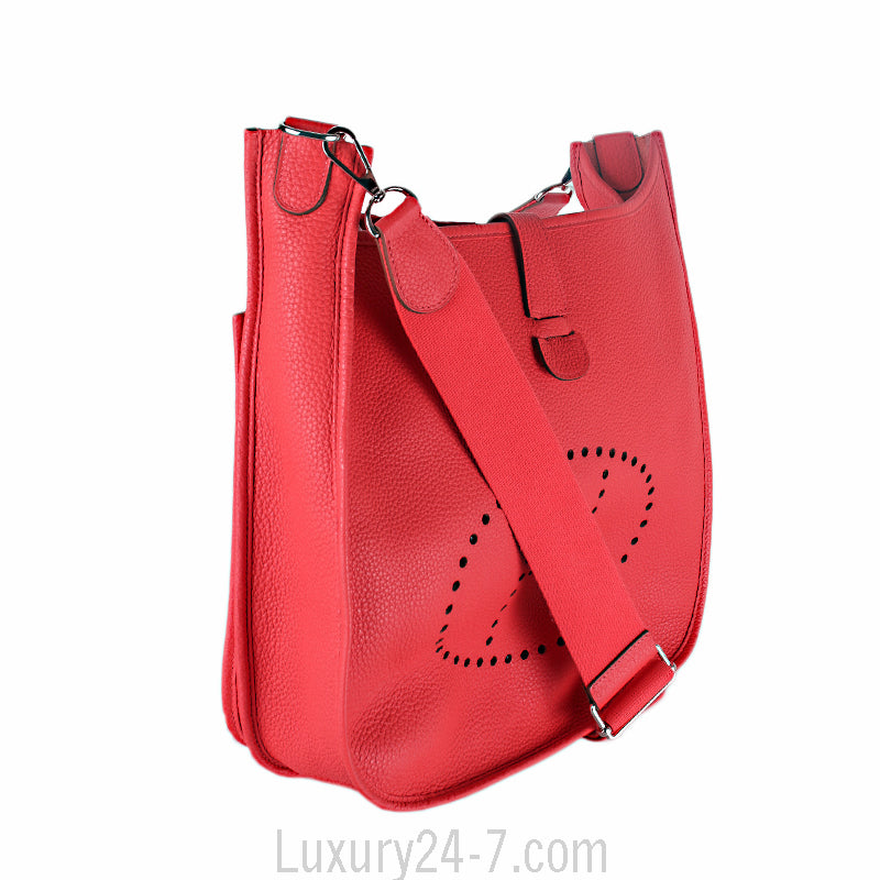 Hermes Evelyne lll Rose Jaipur Togo GM Bag