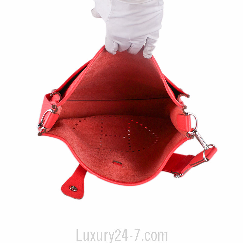 Hermes Evelyne lll Rose Jaipur Togo GM Bag