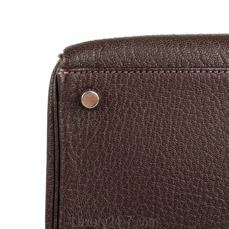 Hermes Cacaon Chevre Mysore Kelly Retourne 32 Bag