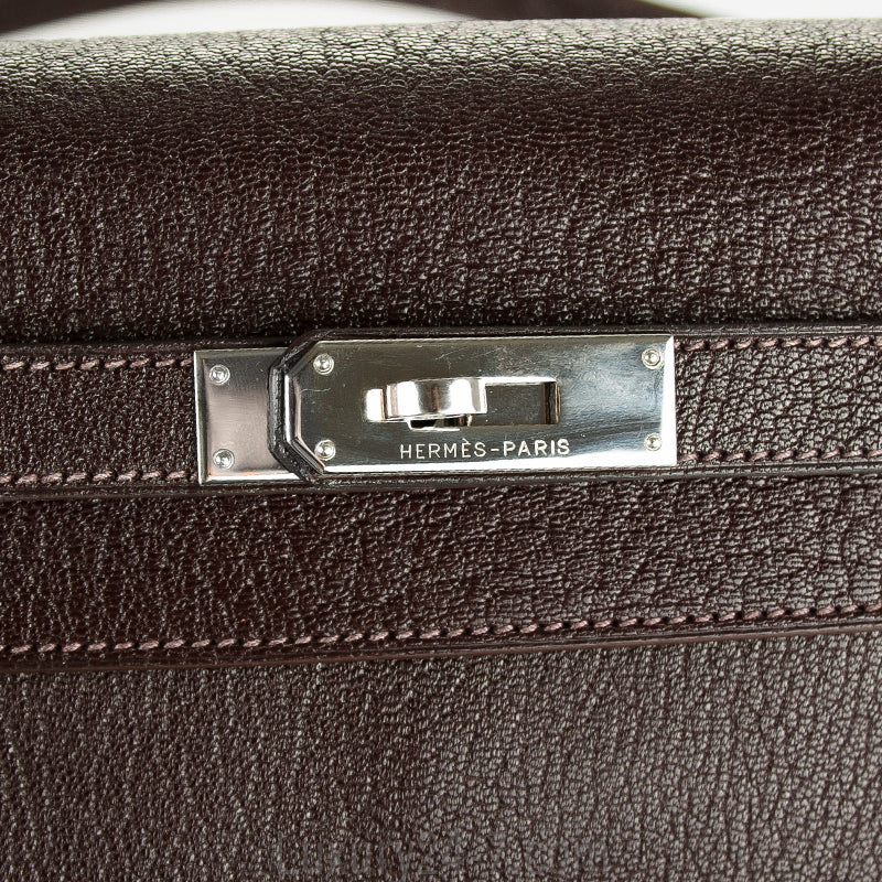 Hermes Cacaon Chevre Mysore Kelly Retourne 32 Bag
