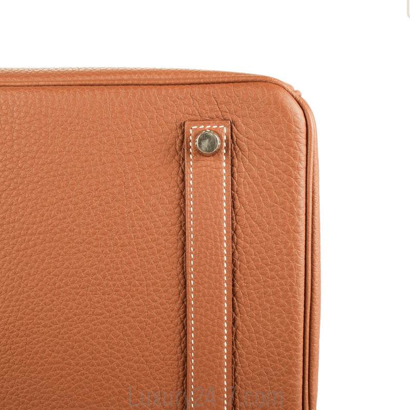 Hermes Gold Togo Birkin 35 Handbag