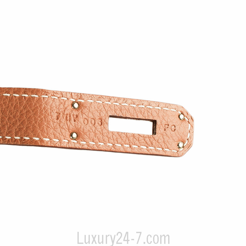 Hermes Gold Togo Birkin 35 Handbag