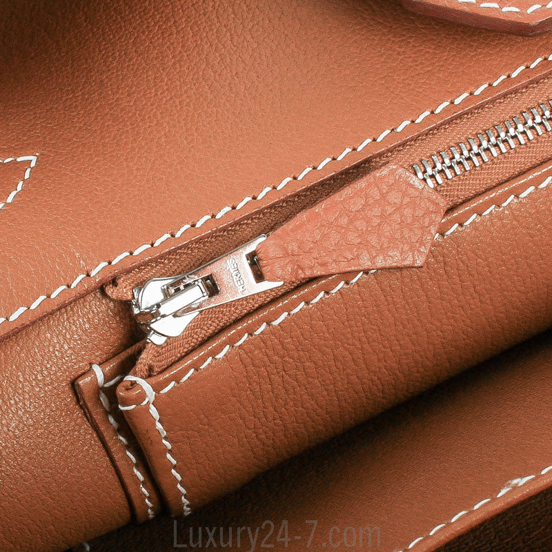 Hermes Gold Togo Birkin 35 Handbag