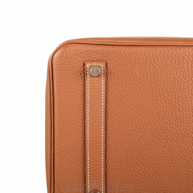 Hermes Gold Togo Birkin 35 Handbag