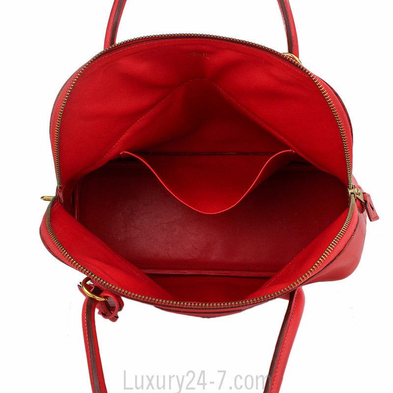 Hermes Rouge Swift Bolide 31 Bag