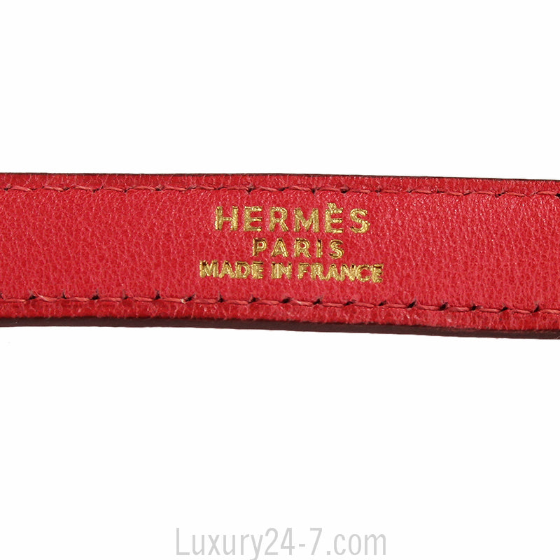 Hermes Rouge Swift Bolide 31 Bag